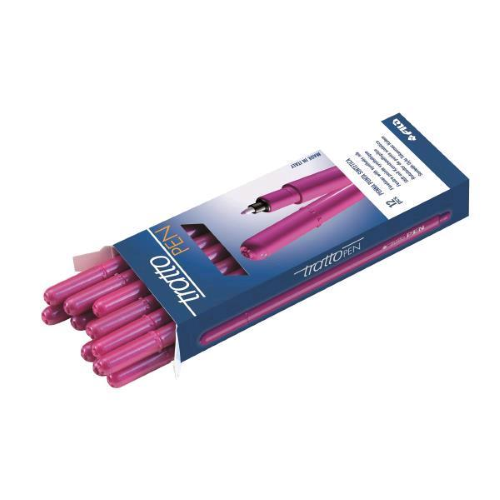 FILA TRATTO PEN PENNA PUNTA IN FIBRA 0.5 mm COLORE FUCSIA CONF. 12 Pz.